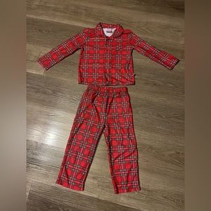 Dream Life‎ Pajamas Set Size 3T Button Up Shirt Stretchy Pants Warm Material